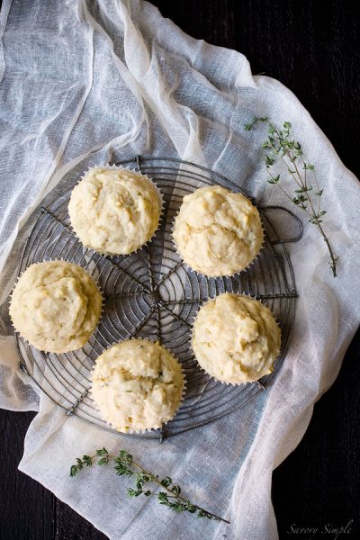 Honey-Thyme-Creme-Fraiche-Muffins