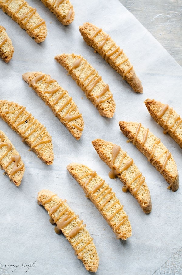 Get this amazing, easy to follow Brown Butter Caramel Biscotti recipe from Savory Simple!
