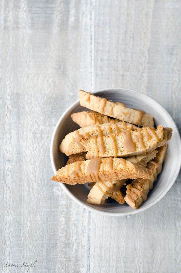 Get this amazing, easy to follow Brown Butter Caramel Biscotti recipe from Savory Simple!