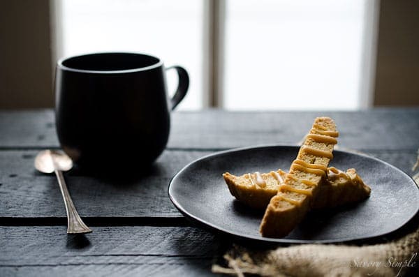 Get this amazing, easy to follow Brown Butter Caramel Biscotti recipe from Savory Simple!