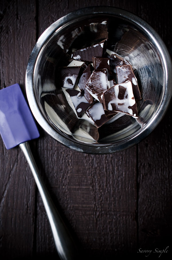This easy chocolate sauce recipe has only 3 ingredients! It's wonderful drizzled over many desserts including cakes, brownies and ice cream.