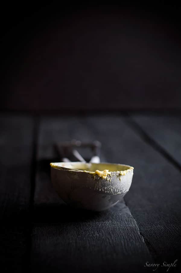 A photo of the ice cream scoop used to serve the Bailey's Irish cream ice cream. 