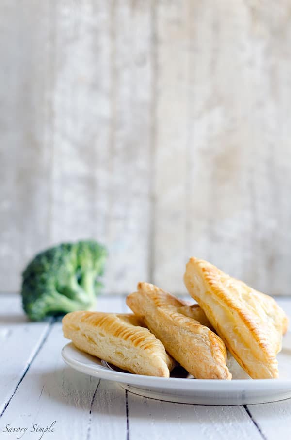 These flavorful broccoli feta turnovers are like a bigger, heartier version of spanakopita. Get this easy-to-prepare appetizer recipe from SavorySimple.net. 