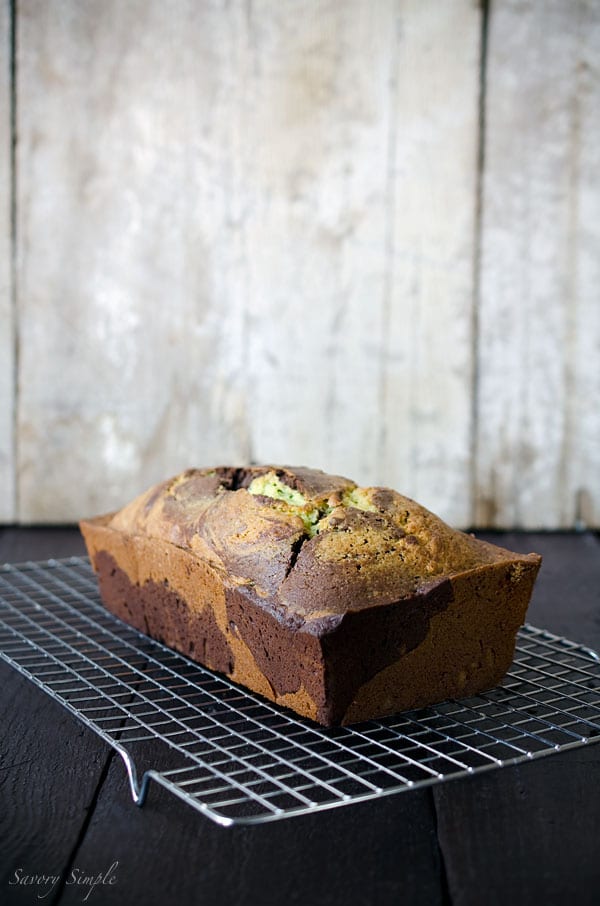 This chocolate pistachio cake is a dense, moist treat that's adapted from my grandmother's "famous" recipe. Get the easy-to-follow recipe from SavorySimple.net