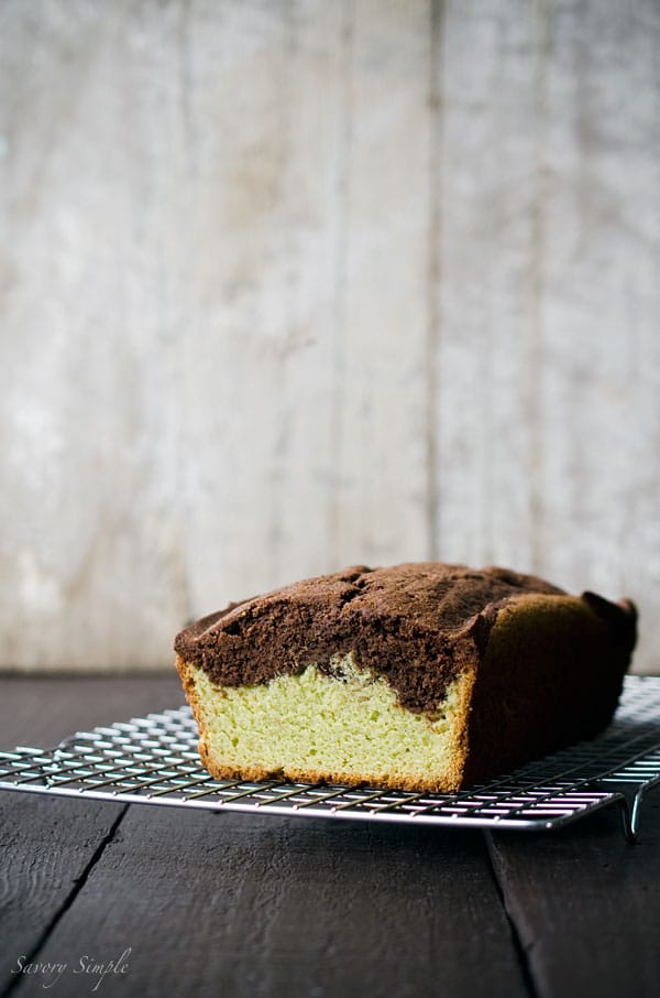 This chocolate pistachio cake is a dense, moist treat that's adapted from my grandmother's "famous" recipe. Get the easy-to-follow recipe from SavorySimple.net