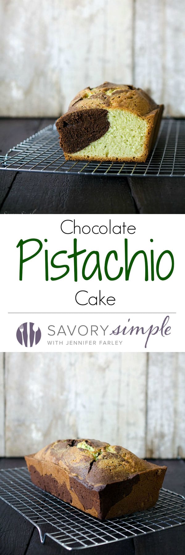 This chocolate pistachio cake is a dense, moist treat that's adapted from my grandmother's "famous" recipe. Get the easy-to-follow recipe from SavorySimple.net