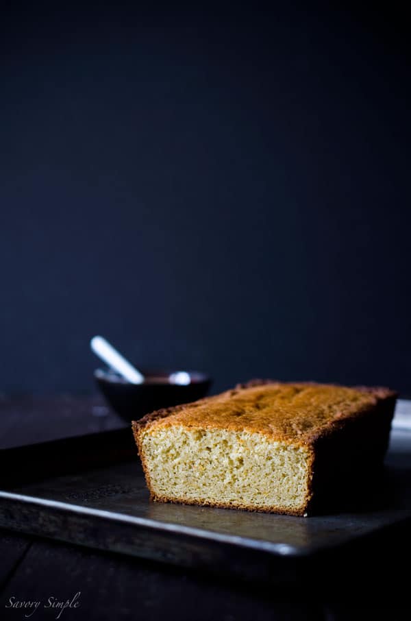 Garam Masala Yogurt Cake is a moist, flavorful dessert with a texture similar to pound cake. No stand mixer required! Get this super easy recipe from SavorySimple.net