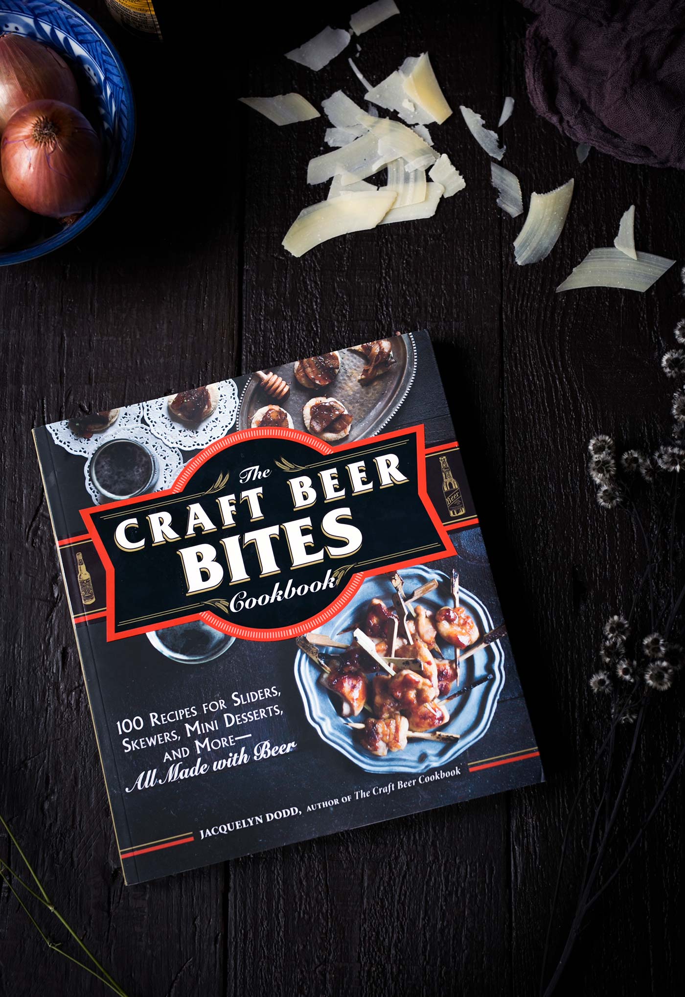 This Parmesan Beer Cheese Dip with Crispy Shallots from The Beeroness is seriously addicting! Serve is at parties or at your next football game viewing.