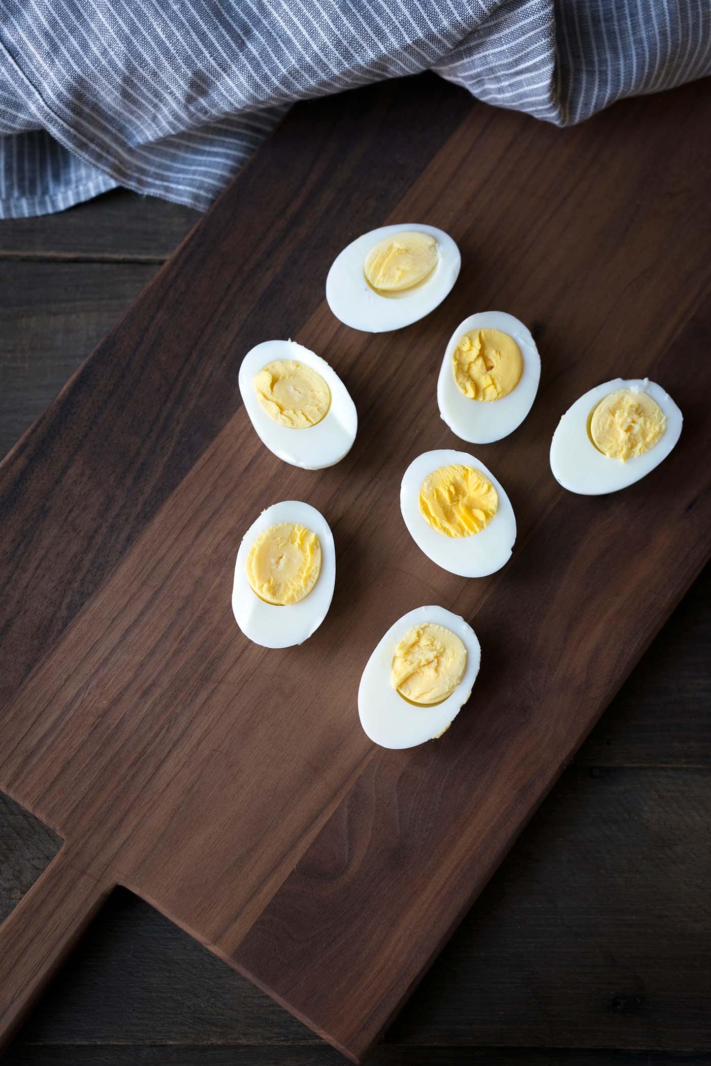 Old Bay Deviled Eggs are an easy, flavorful appetizer that's ready in under 30 minutes. They're also low carb and gluten-free! Get the recipe from SavorySimple.net.