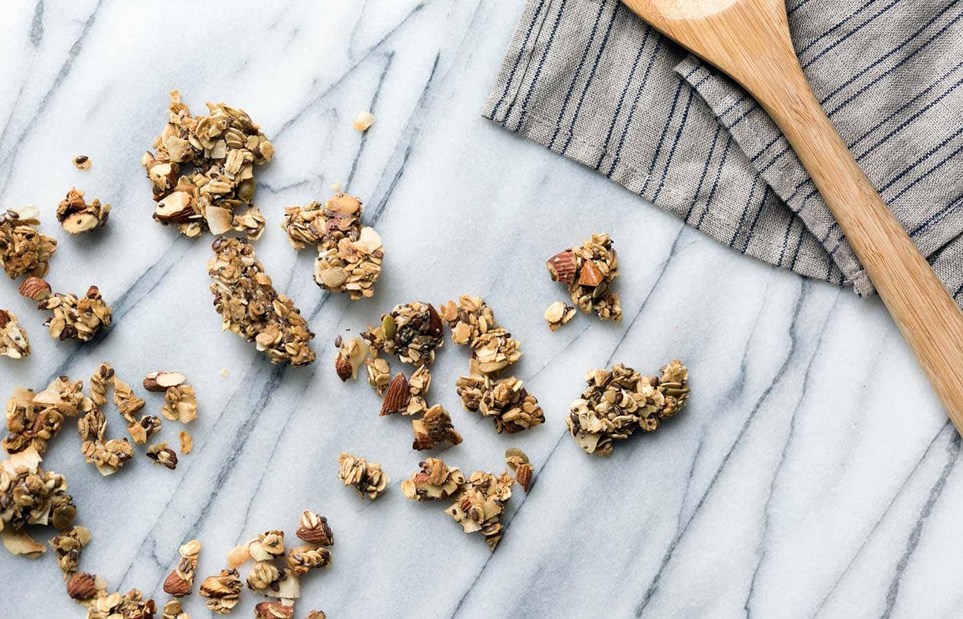 This Granola Yogurt Breakfast Bowl features an easy homemade granola that can be prepared in advanced for weeks worth of quick, delicious, healthy breakfasts. SavorySimple.net