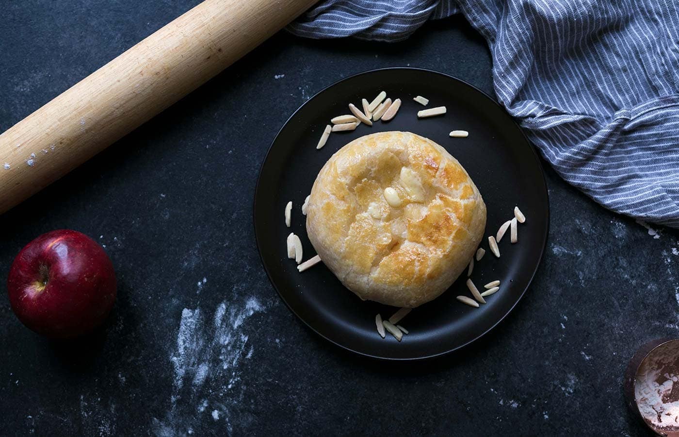 Baked Gouda in Puff Pastry is perfect for easy entertaining, especially around the holidays! This recipe can be prepared using either regular or smoked gouda. SavorySimple.net.