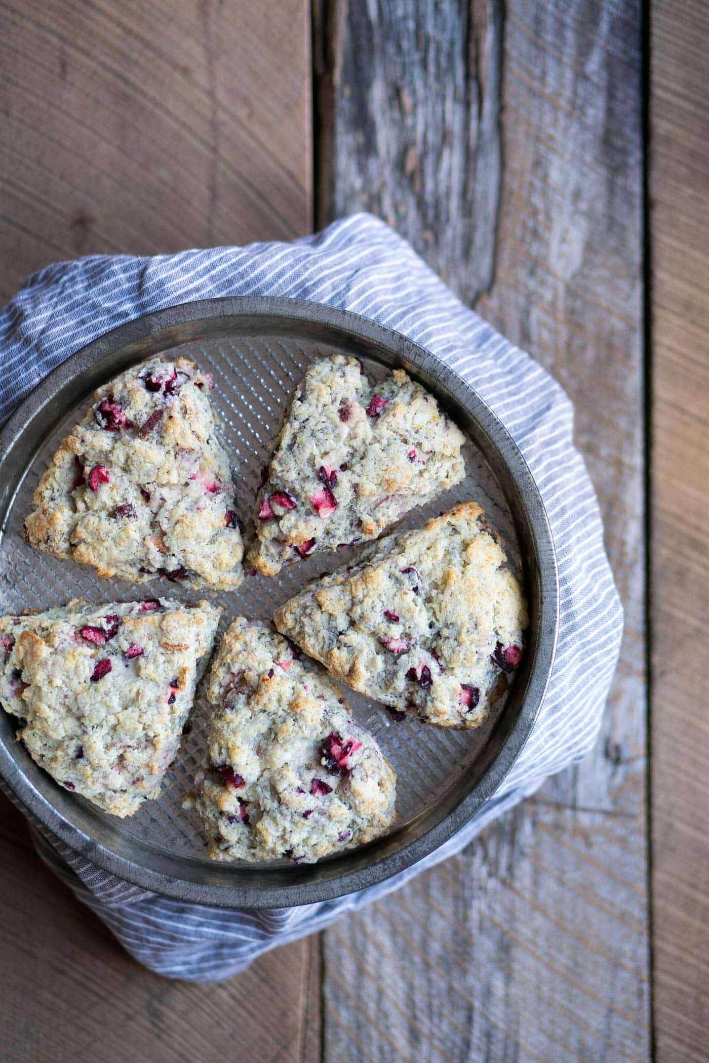 These Cranberry Goat Cheese Scones are soft, decadent, and perfect for brunch (or anytime, really!) Get the recipe from Savory Simple.