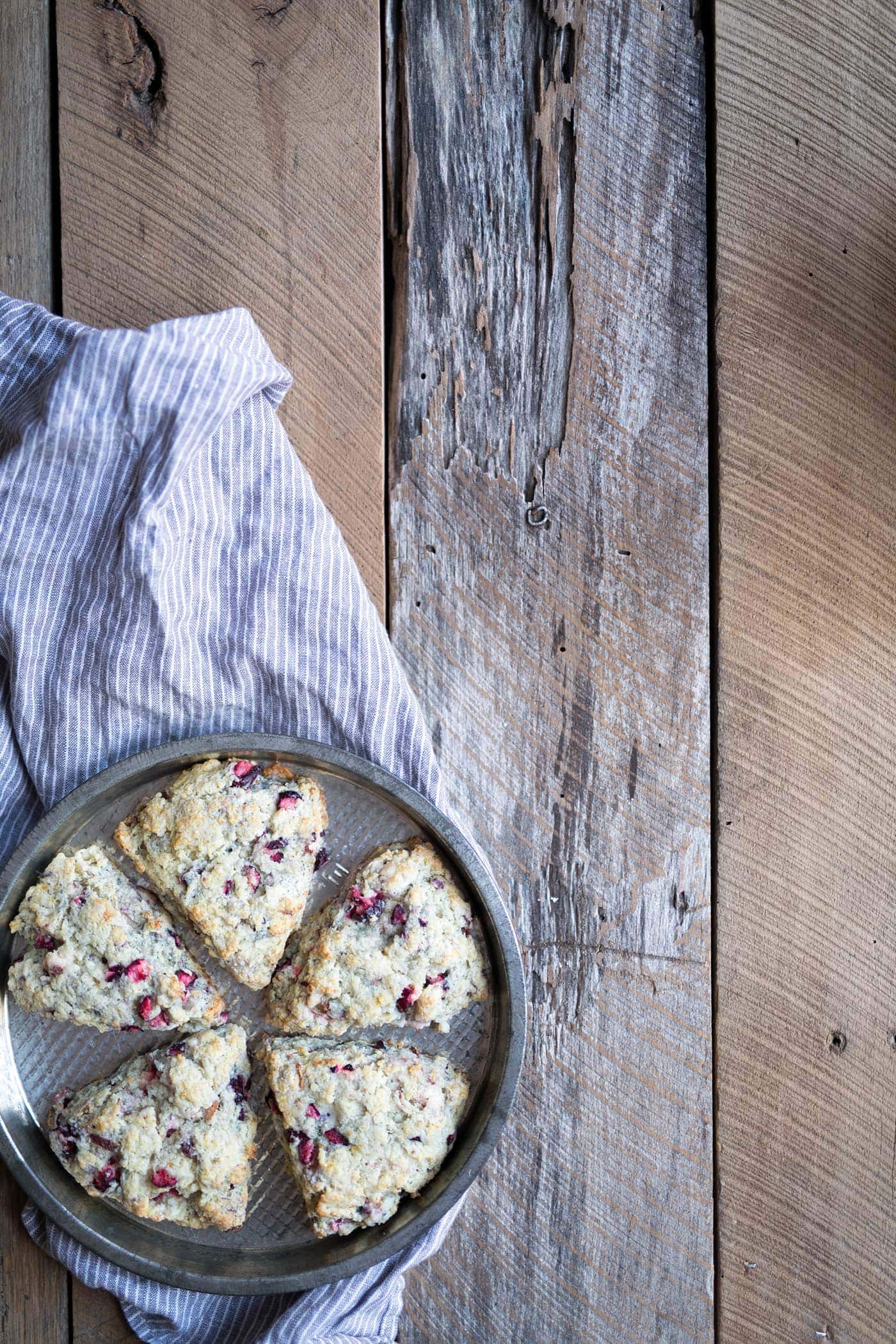 These Cranberry Goat Cheese Scones are soft, decadent, and perfect for brunch (or anytime, really!) Get the recipe from Savory Simple.