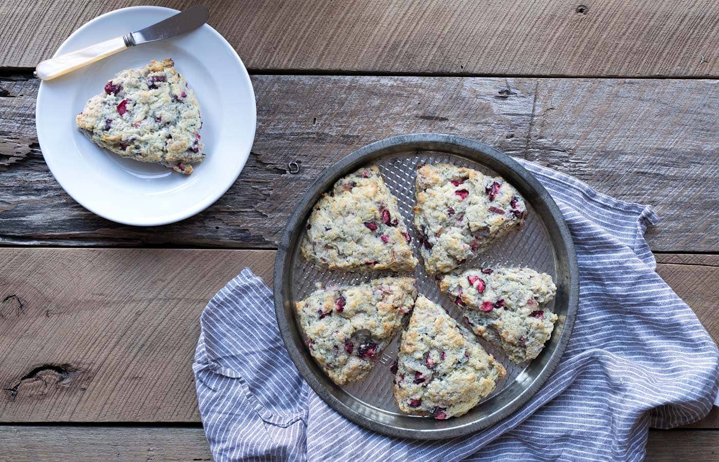 These Cranberry Goat Cheese Scones are soft, decadent, and perfect for brunch (or anytime, really!) Get the recipe from Savory Simple.