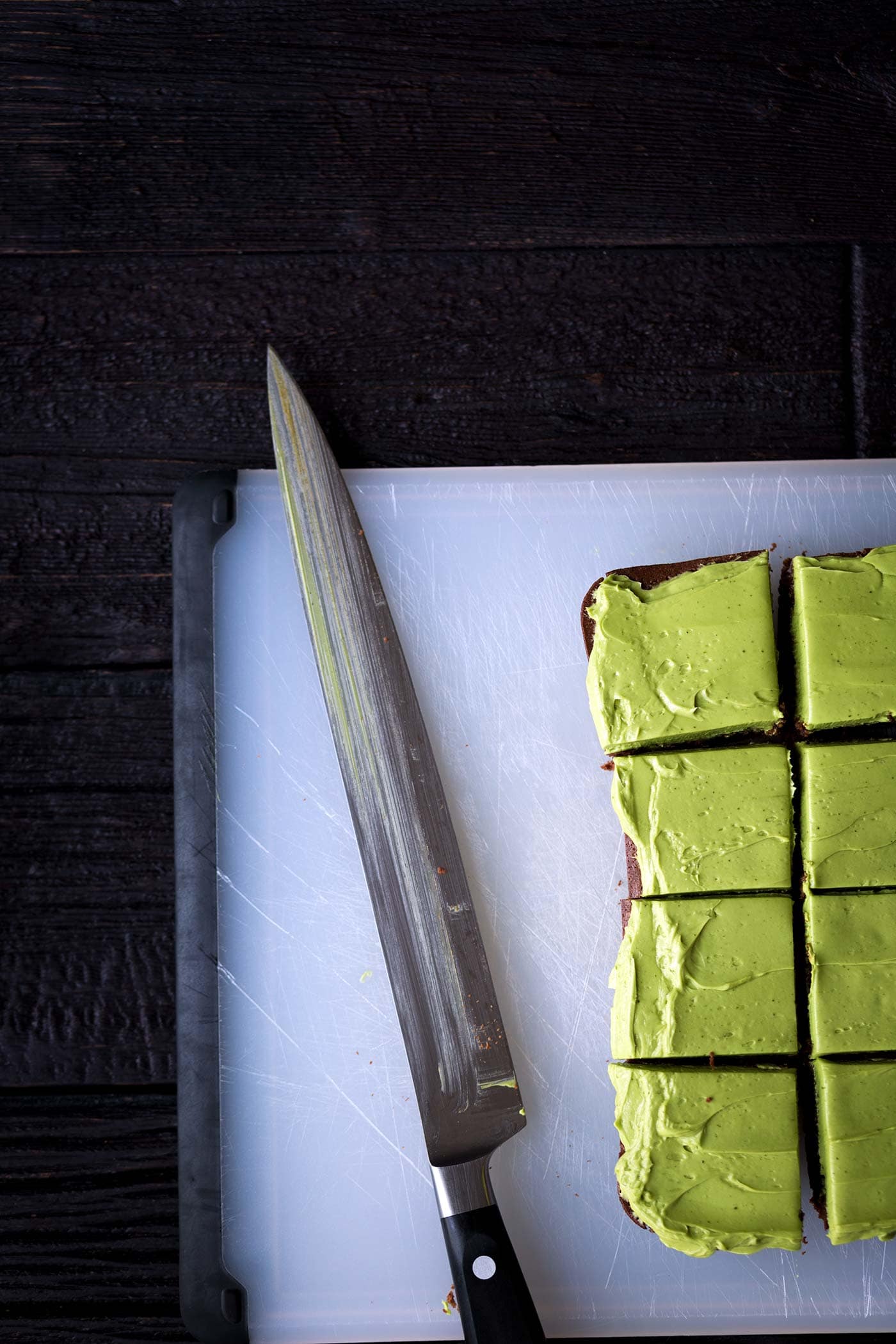 An easy recipe for Bittersweet Brownies with Matcha Frosting + a discussion on the stigma associated with bipolar disorder.