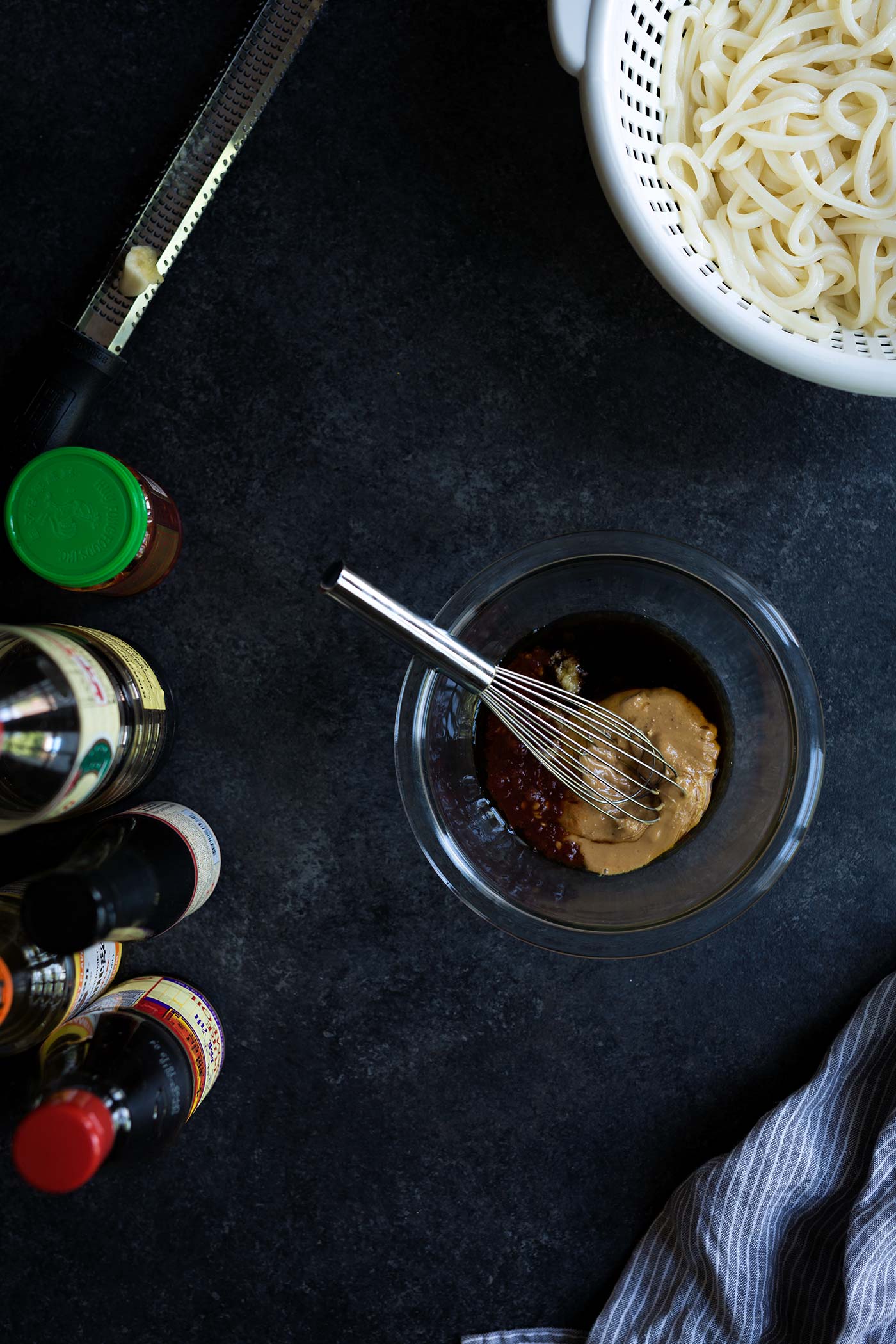 Short on time? These Spicy Cashew Butter Udon Noodles come together in 10 minutes! Get the recipe from Savory Simple.
