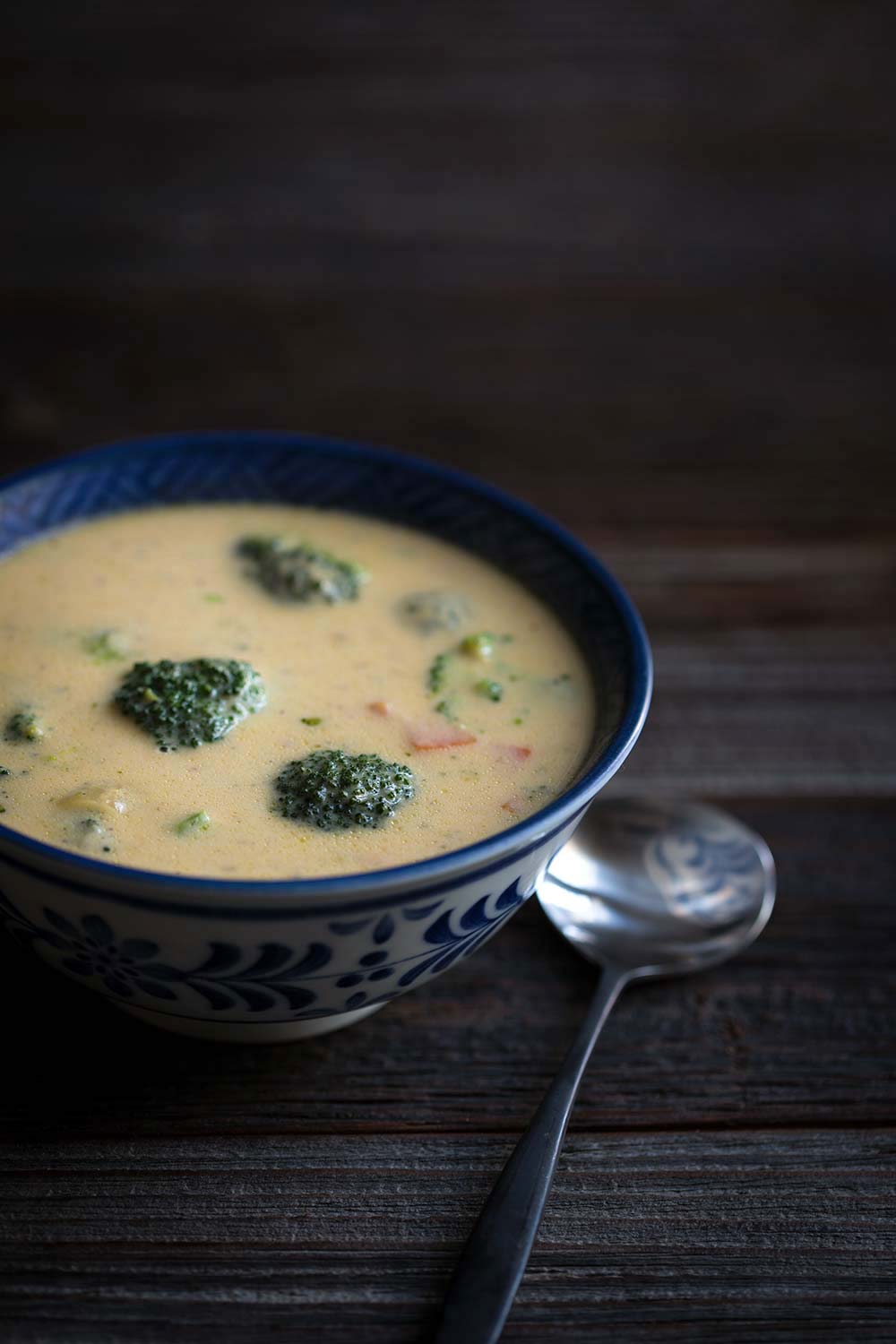 This Restaurant-Style Broccoli Cheese soup reminds me of the version from Panera Bread, but so much better! The texture is silkier, and the cheddar flavor shines.
