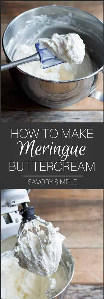 Italian Meringue Buttercream refers to a type of frosting made from sugar, egg whites, and butter. It’s light, fluffy, and never cloying. This recipe includes options for vanilla, chocolate or strawberry buttercream. Once you know this basic buttercream recipe, the flavor possibilities are endless!