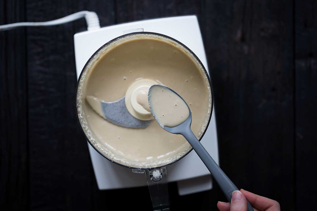 Finished tahini for tahini dressing