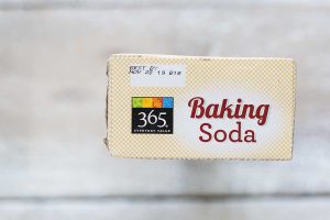 The expiration date on a box of baking soda