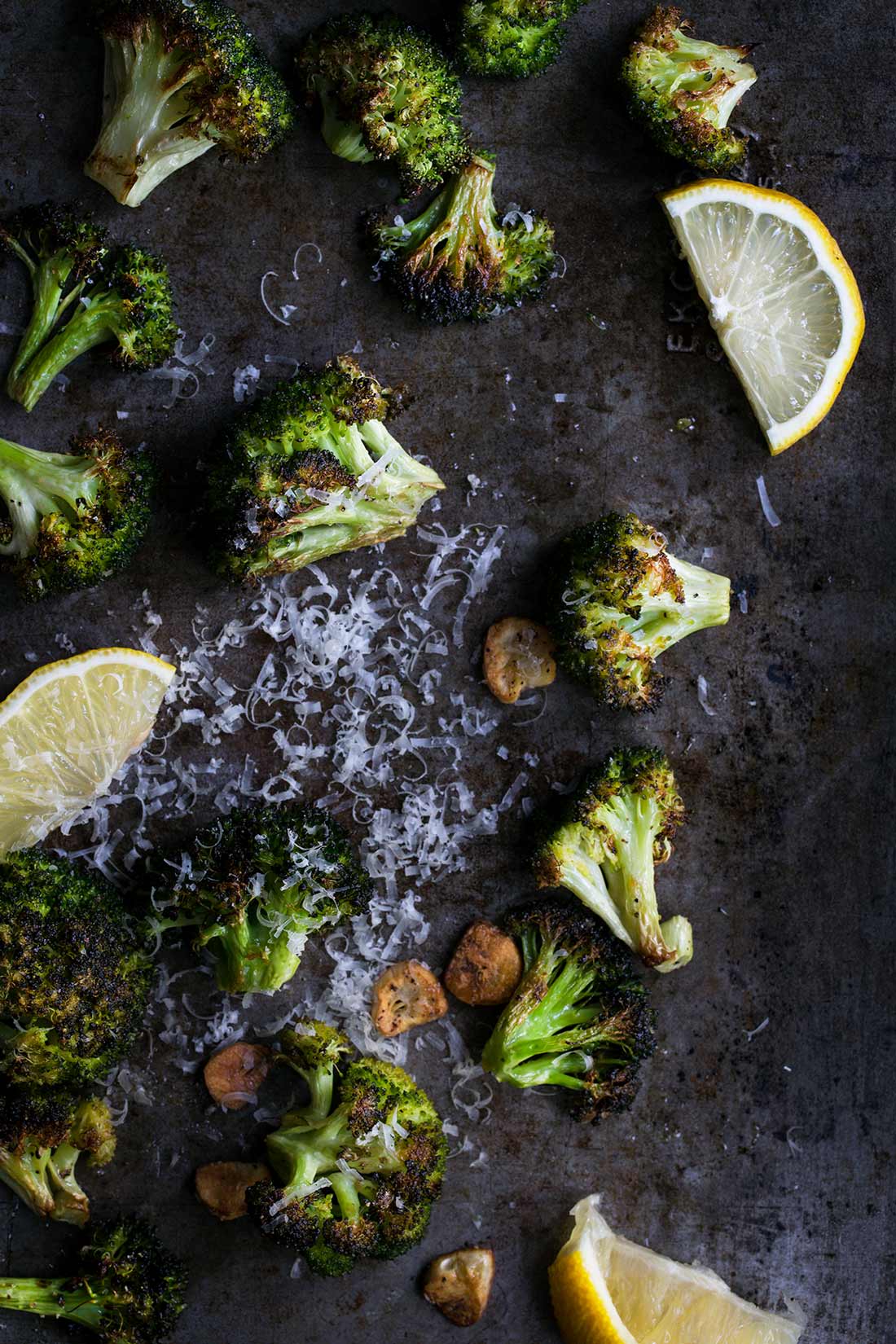 Roasted broccoli with lemon and garlic
