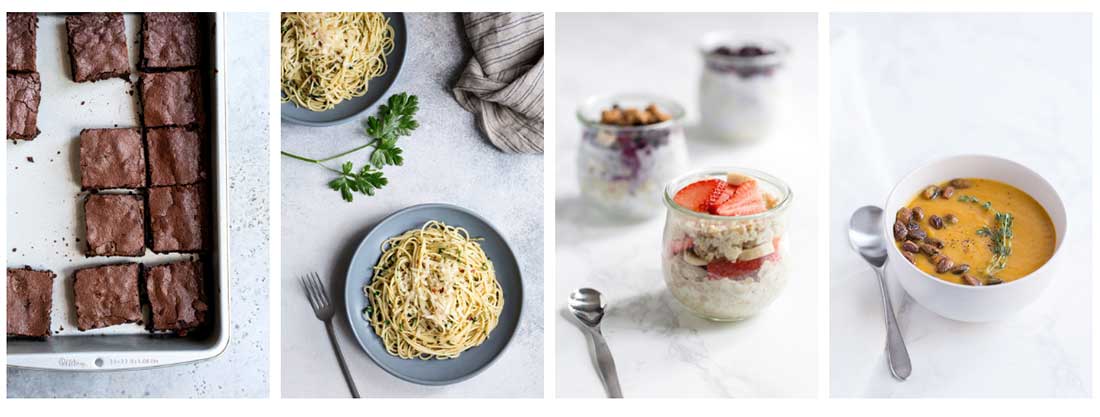 Four photos from Savory Simple