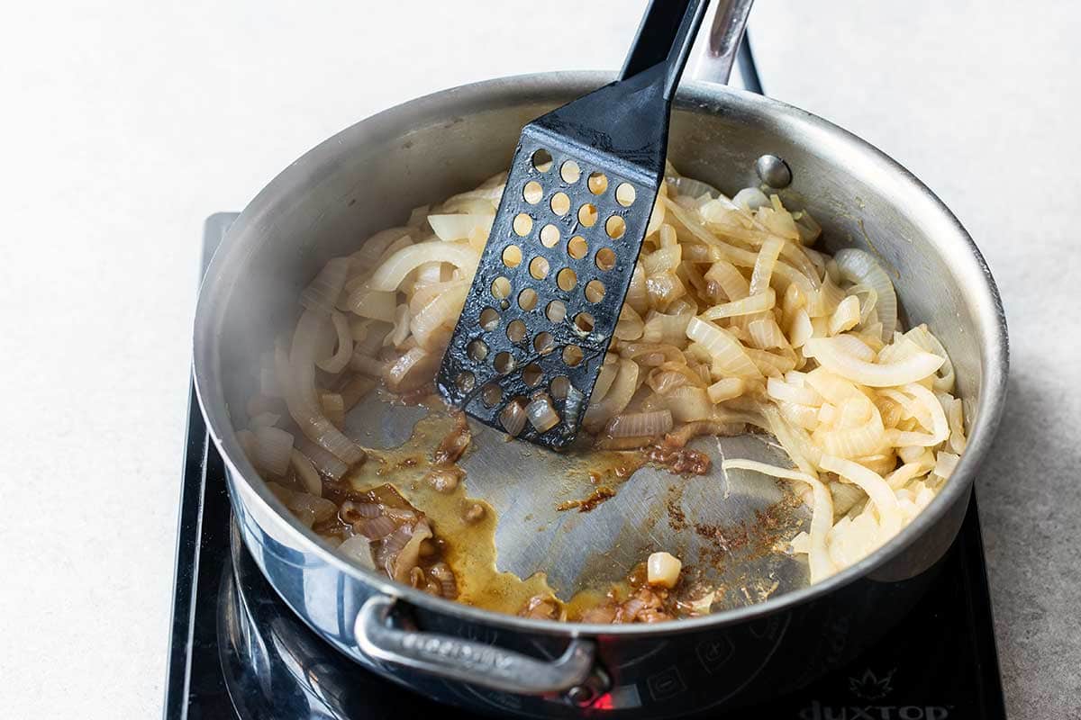 cooking on stovetop