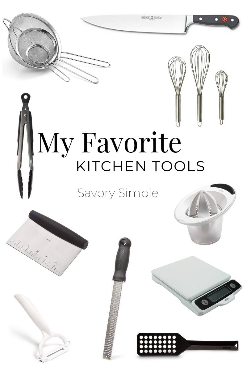 Collage of top kitchen tools