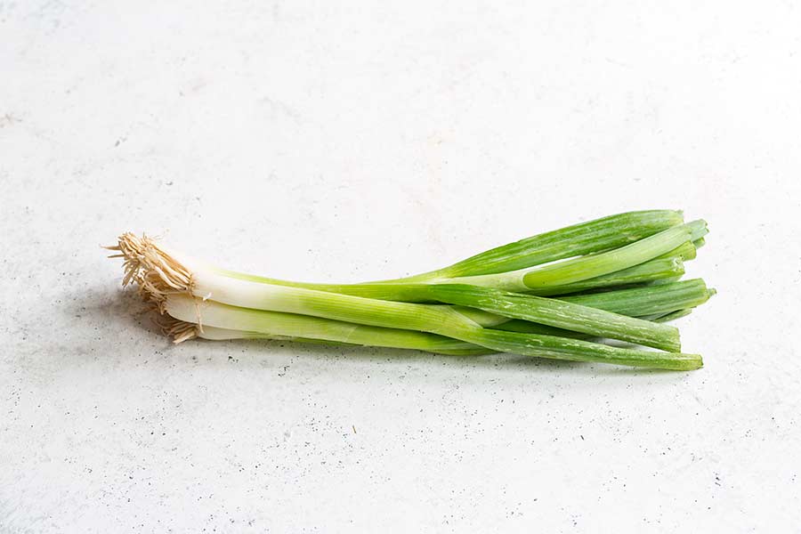 one bunch of scallions/green onions