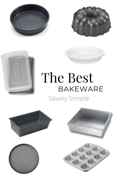 A collage of the best bakeware for home cooks
