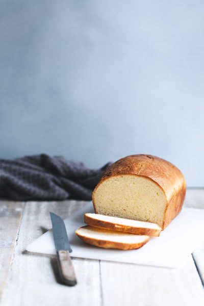milk bread recipe on a cutting board