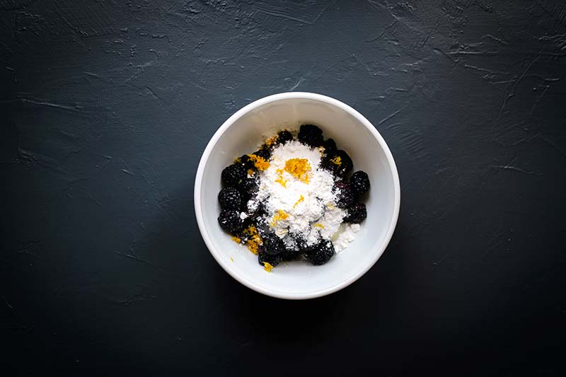 Filling ingredients in a bowl
